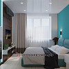 Дизайн спальні в бірюзовому кольорі
