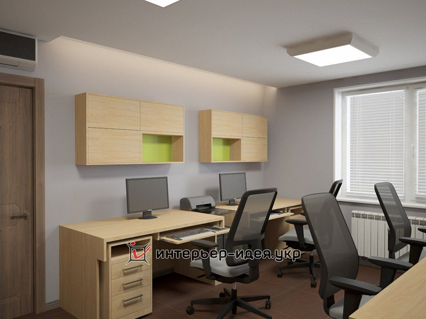 Дизайн кабінету офісу ПСП ПриватАгро в сучасному стилі
