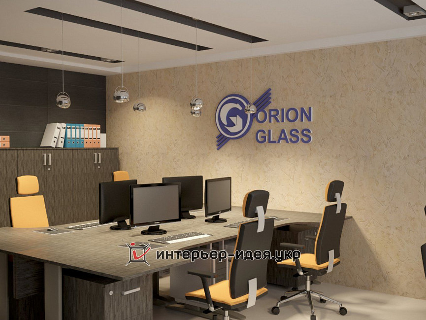 Дизайн офісу компанії Orion-Glass в сучасному стилі
