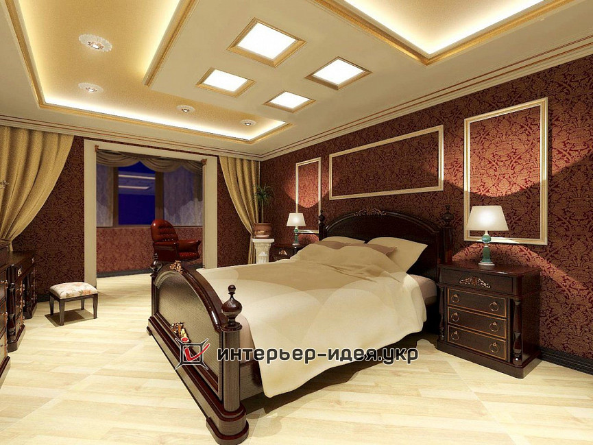 Дизайн спальни в классицизме