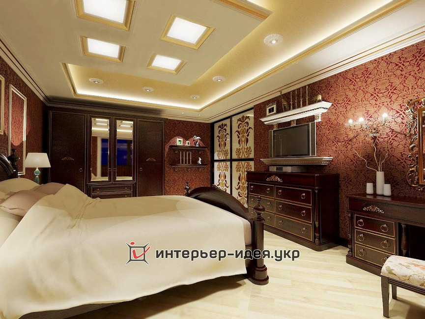 Дизайн спальні в классицизмі