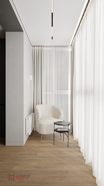 Кухня-вітальня площею 32 м²