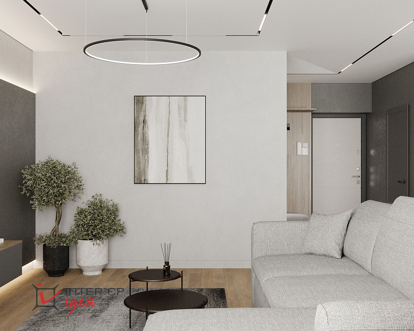 Кухня-вітальня площею 32 м²