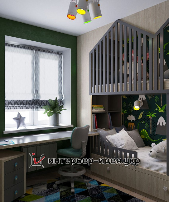 Дизайн маленької дитячої кімнати