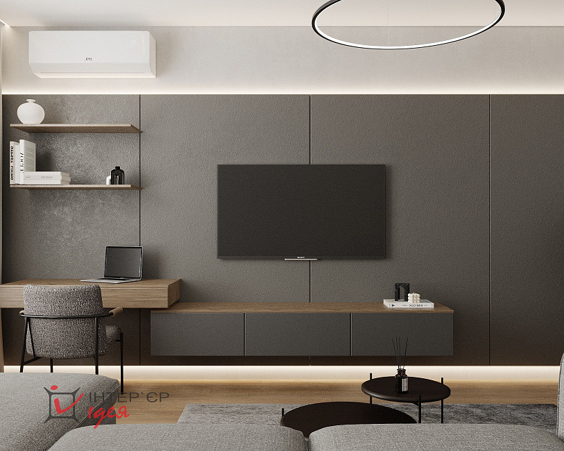 Кухня-вітальня площею 32 м²