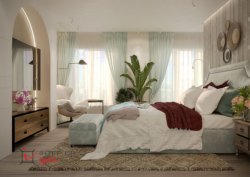 Спальня у скандинавському стилі