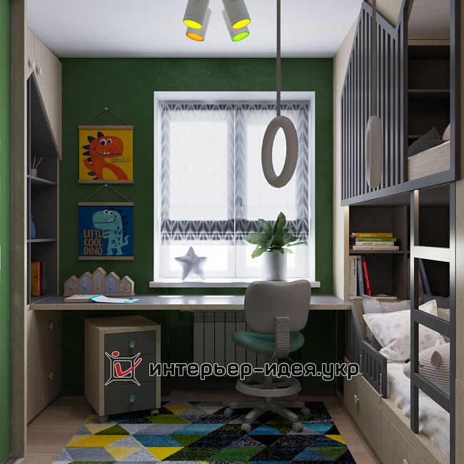 Дизайн маленької дитячої кімнати