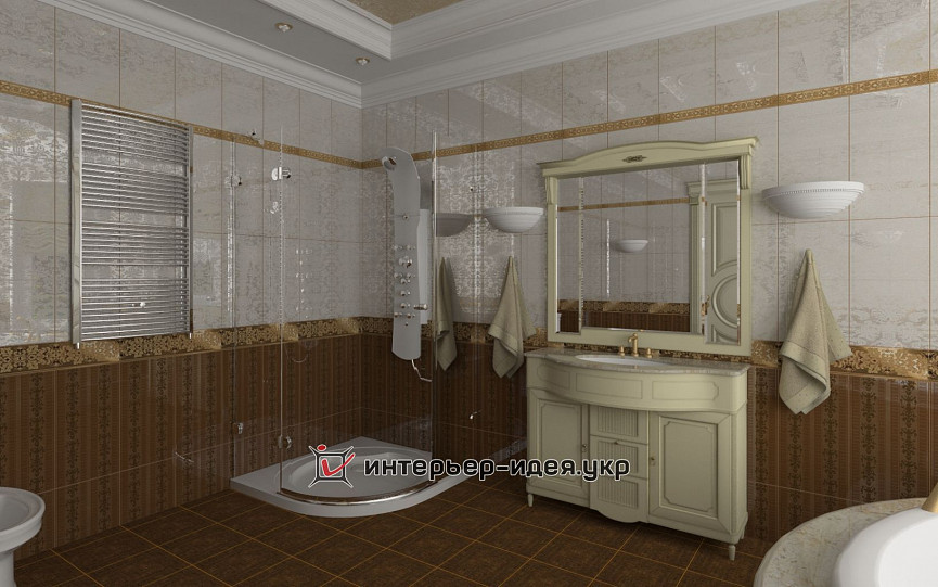 Дизайн царської ванної кімнати