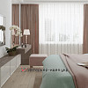 Дизайн спальні з плюшевим текстилем