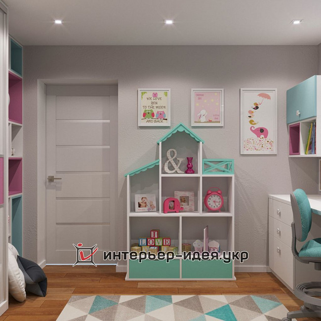 Маленька романтична дитяча кімната