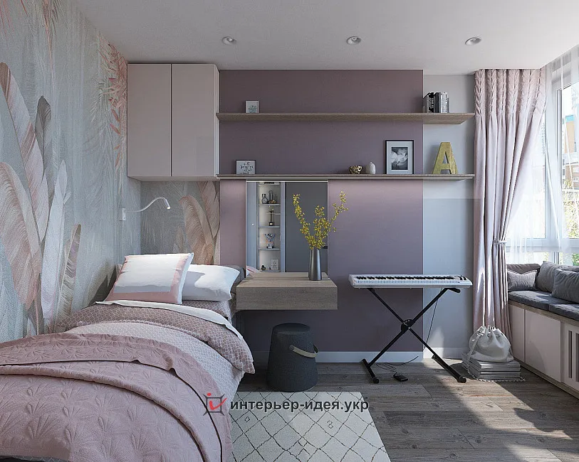 Дитяча кімната для дівчинки в квартирі в ЖК &quot;SKYSUN&quot;, Одеса