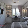 Дитяча кімната для дівчинки, 9.2 м²