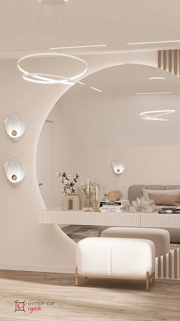 Сучасний мінімалізм в спальні 25 м.кв