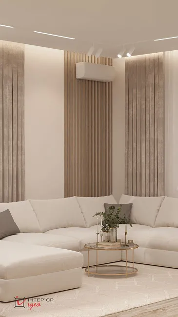 Сучасний мінімалізм в кухні-студії, 42 м.кв