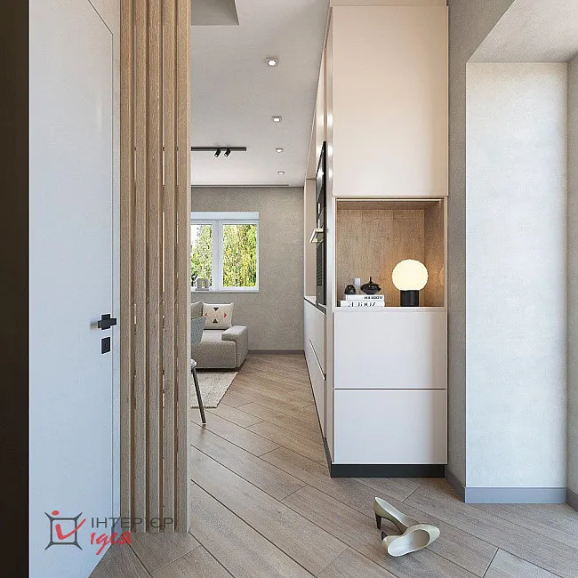 Кухня-студія 20 м² для молодої пари