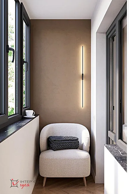 Спальня в стилі сучасний мінімалізм, 15 м²