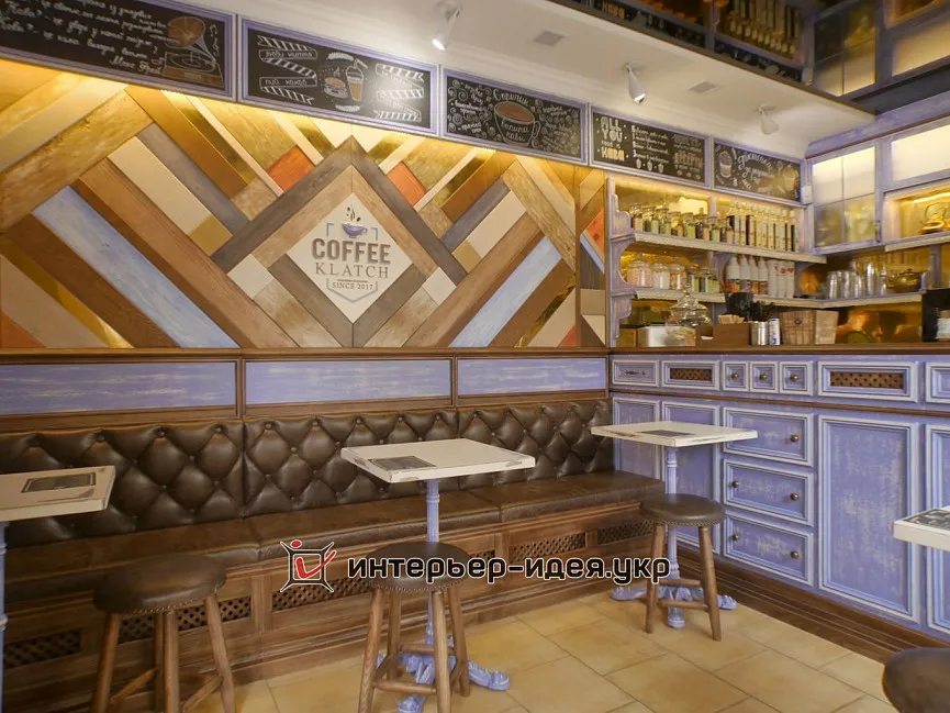 Кафе Coffee Clatch. Фото реалізованого проекту.