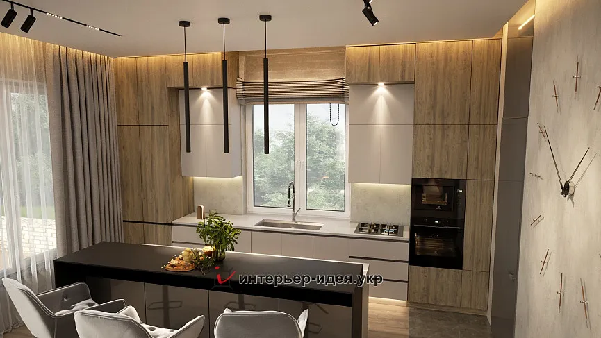 Вітальня та коридор житлового будинку в Запорізькій області