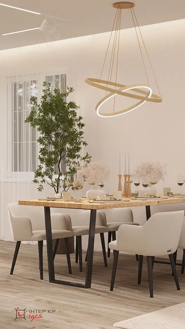 Сучасний мінімалізм в кухні-студії, 42 м.кв